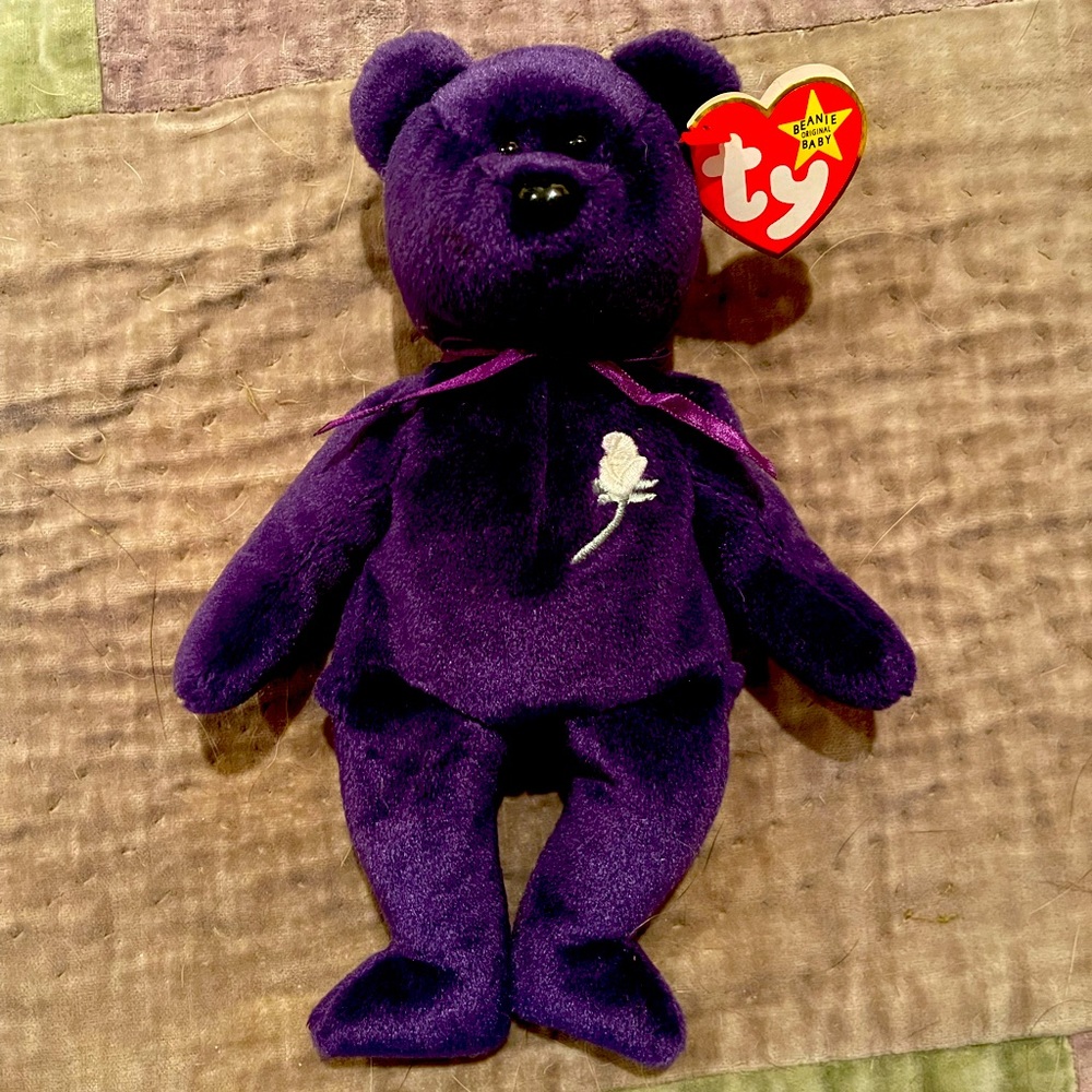 Ty RARE RETIRED 1997 "Princess" Beanie Baby